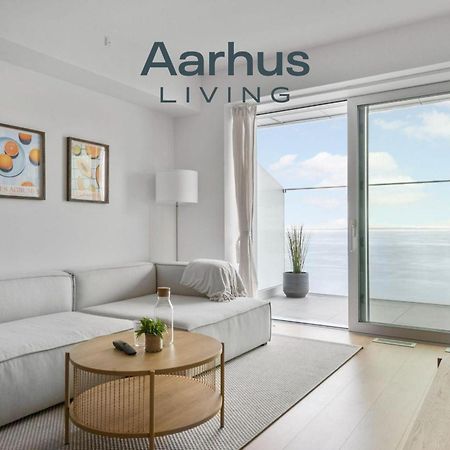 Ferienwohnung Endless Ocean Views With Private Balcony Århus Exterior foto