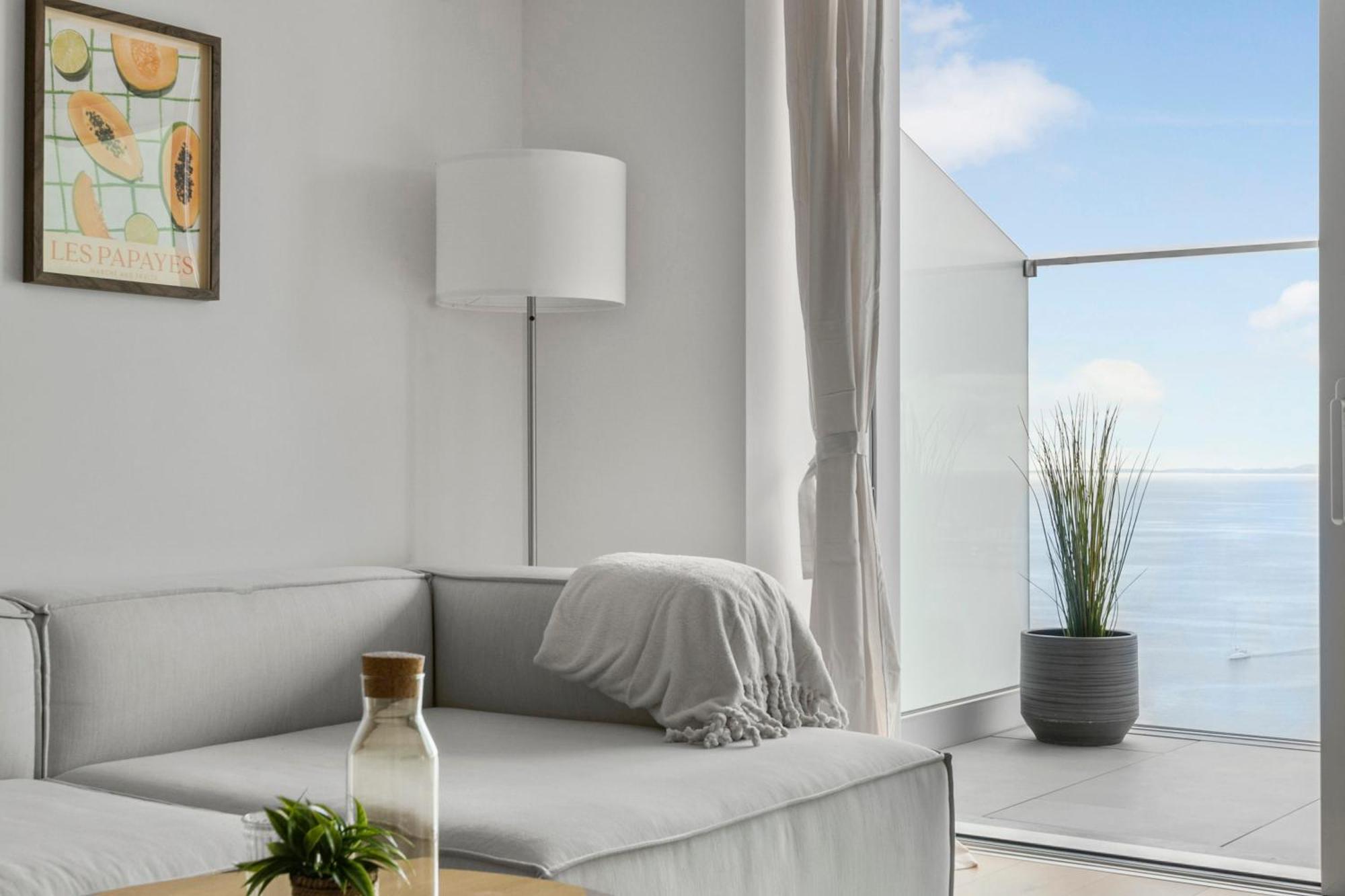 Ferienwohnung Endless Ocean Views With Private Balcony Århus Exterior foto
